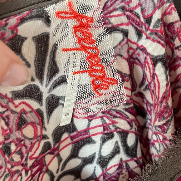 Free People High Low Flowy Printed Midi Dress - Picture 6 of 6